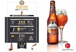 Amstel Oro, cerveza triple premio